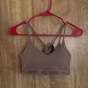 Brand New with Tags Nike Women's Brown Sports Bra